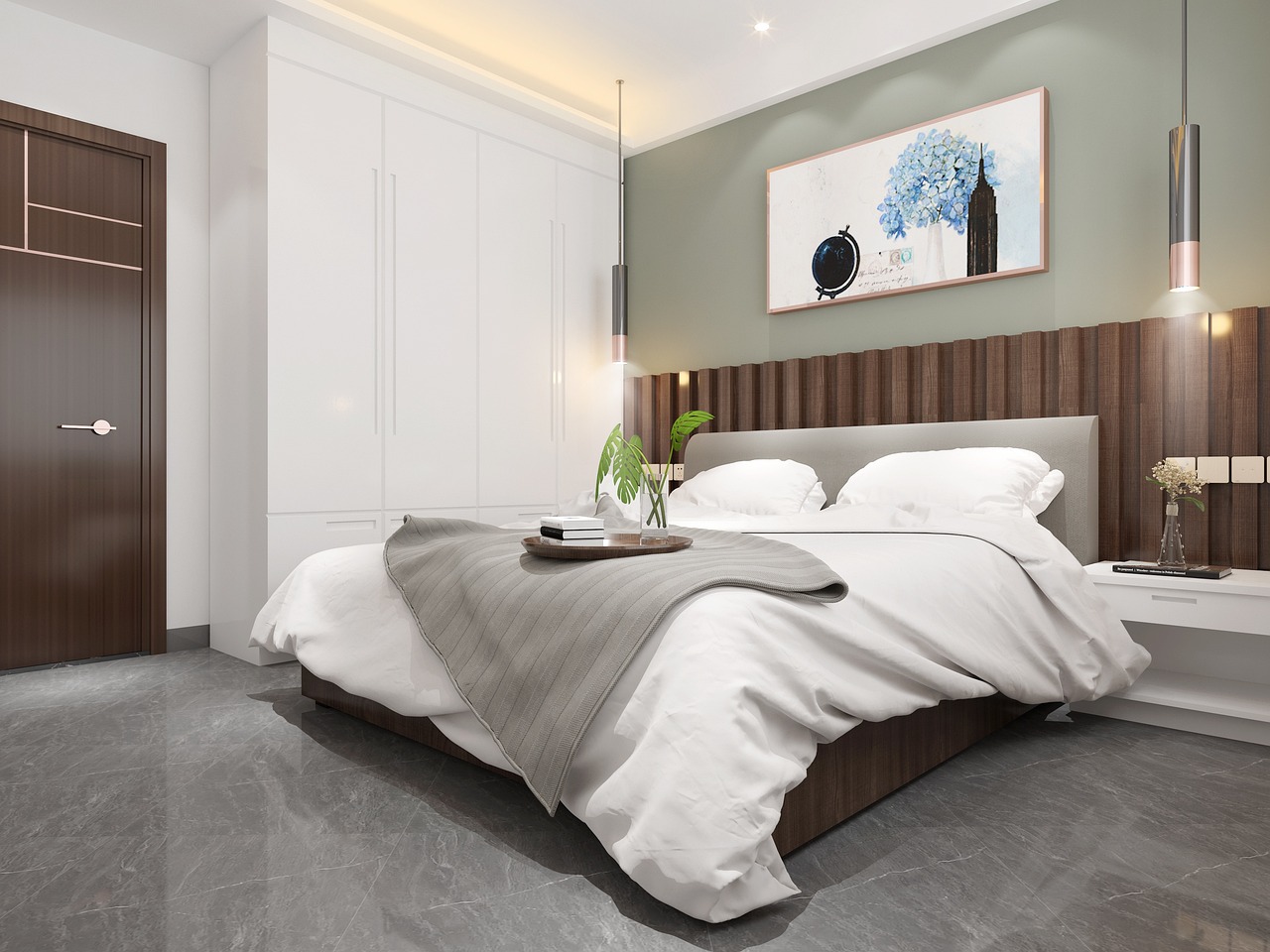 Salon lumineux d'une villa contemporaine à Marrakech avec grandes baies vitrées et terrasse